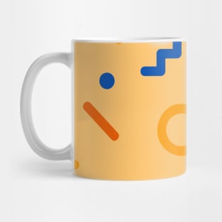 Abstract dots and line pattern Mug